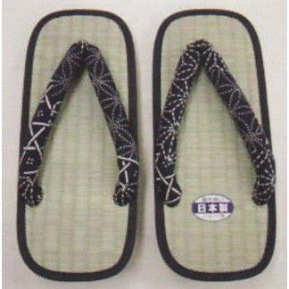 雪駄 イ草藍染め純ゴム底セッタ せった fk-67 | 