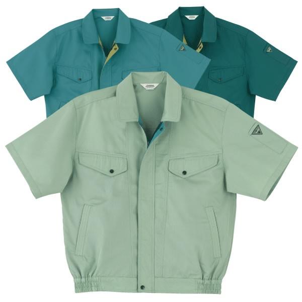 451 桑和 SOWA 作業服★デザイン豊富★半袖ブルゾン春夏素材使用 | 自重堂 | 02