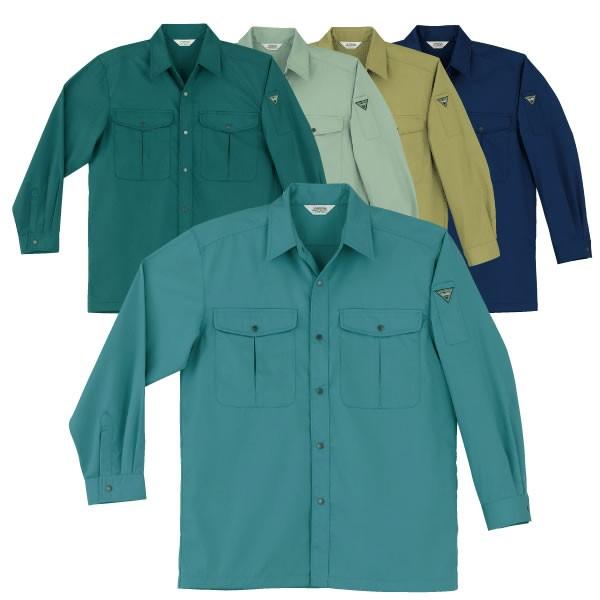 455 桑和 SOWA 作業服★デザイン豊富★長袖シャツ春夏素材使用 | 自重堂 | 02