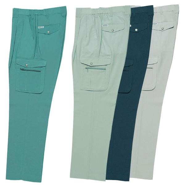 718 桑和 SOWA 作業服★快適爽快★ツータックカーゴパンツ春夏素材使用 | 自重堂 | 02