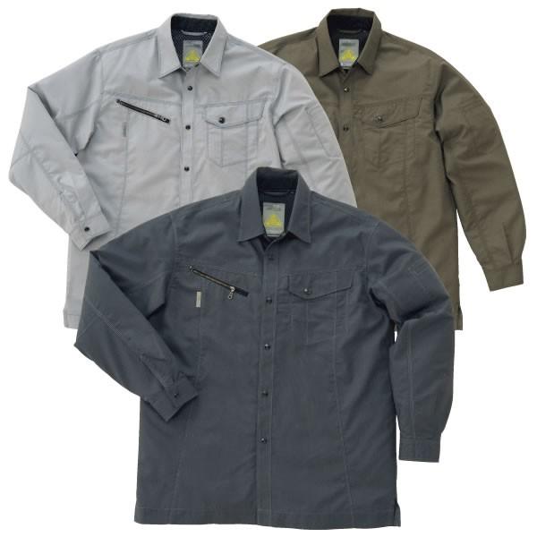 325 桑和 ソウワ SOWA 作業服 長袖シャツ春夏素材 | 自重堂 | 02
