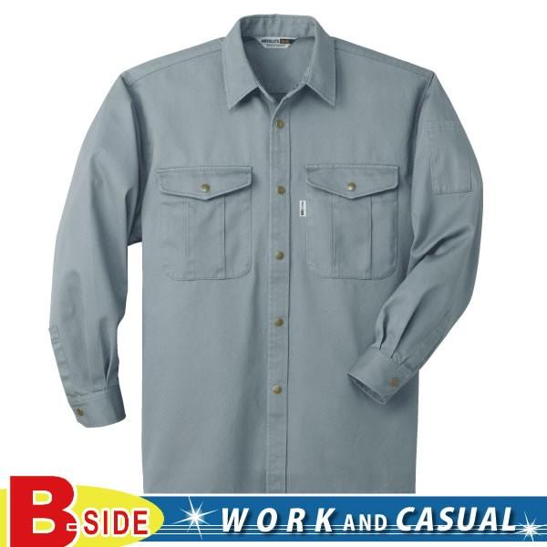 8025 桑和 SOWA  そうわ  ソウワ 作業服 作業着  長袖 シャツ 上着綿100％ 長袖シャツ | 自重堂