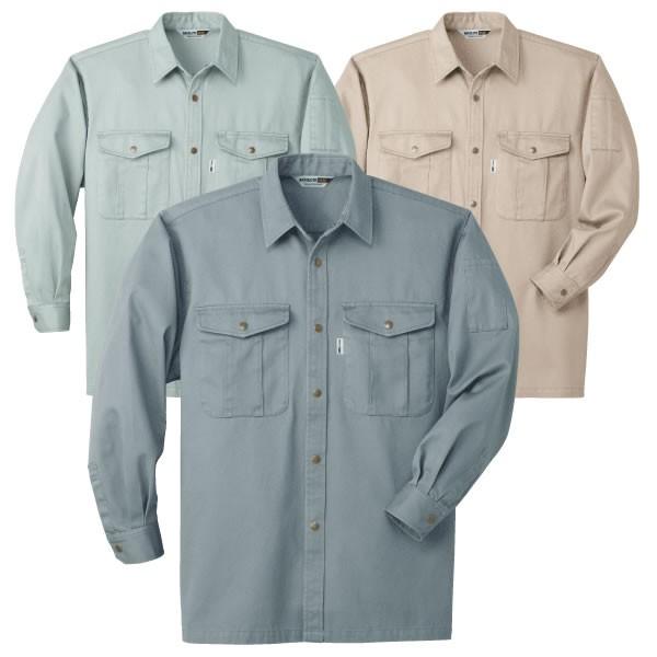 8025 桑和 SOWA  そうわ  ソウワ 作業服 作業着  長袖 シャツ 上着綿100％ 長袖シャツ | 自重堂 | 02