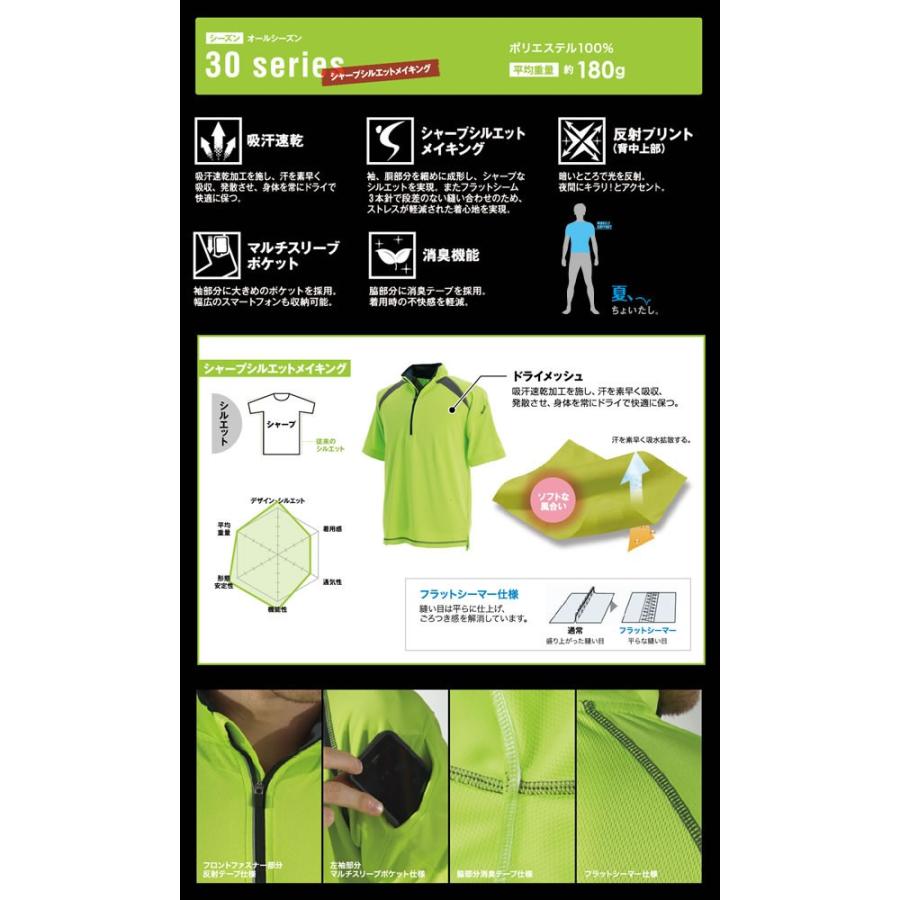 3085 藤和 TS DESIGN ★TOWA スマートネックシャツ★冷却ビズ ミッドレイヤーMUSCLE SUPPORT メール便で送料無料!! |  | 04