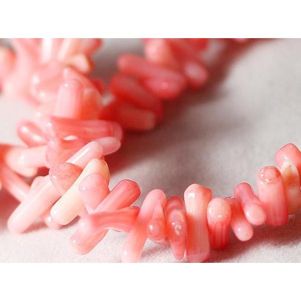 ピンク珊瑚ネックレス 本サンゴく17