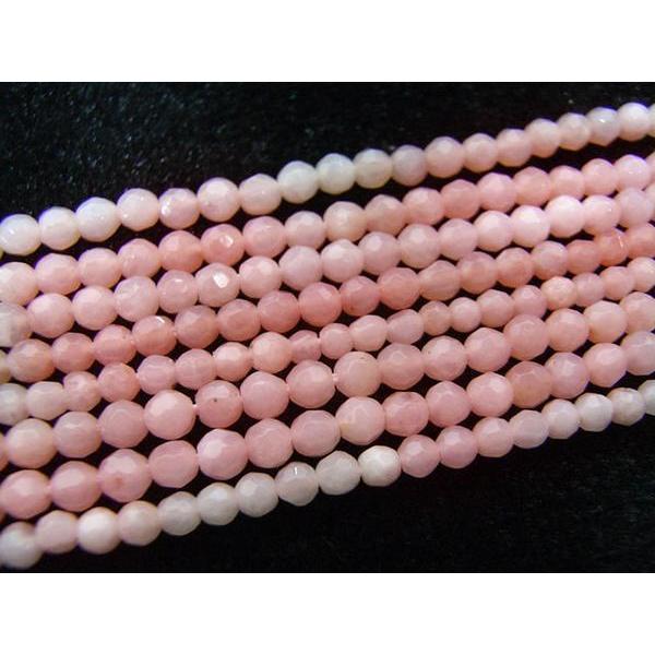 ローズクォーツ ラウンドカット連販売 約3mm 3000262☆ | 