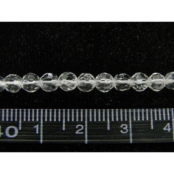 水晶(クォーツ) ラウンドカット 連販売 約4mm 3000265☆ |  | 01