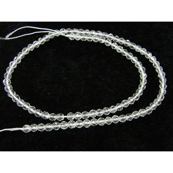 水晶(クォーツ) ラウンドカット 連販売 約4mm 3000265☆ |  | 02