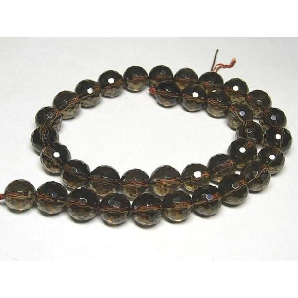 スモーキークォーツ ラウンドカット 連 12mm 3000451☆ |  | 03