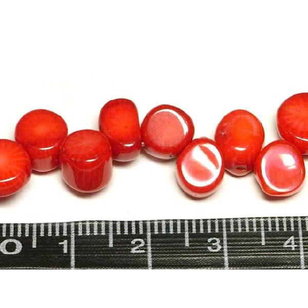 珊瑚 しずく型 連販売 約5×7mm 3000551☆ |  | 03