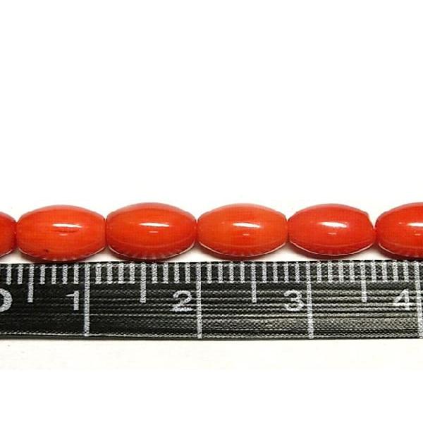 珊瑚 ナツメ型 連販売 約8×4mm 3000560☆ |  | 03