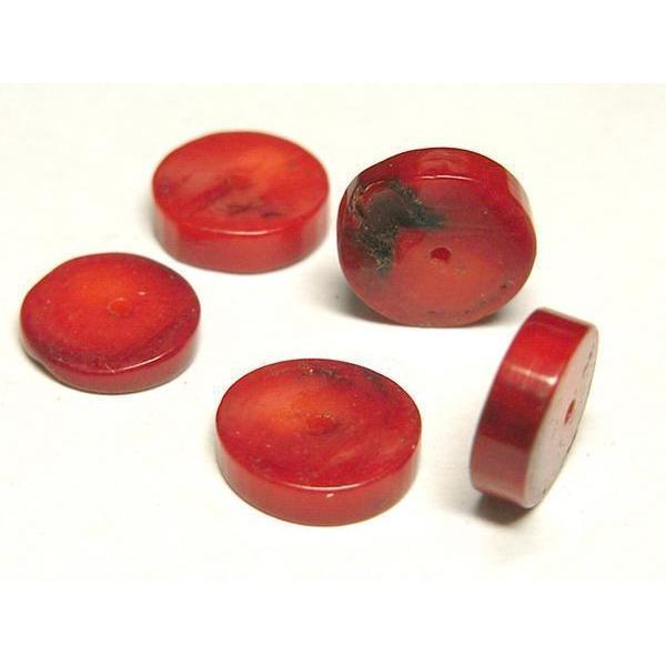 珊瑚 ボタン 連販売 約9×3mm 3000562☆ | 