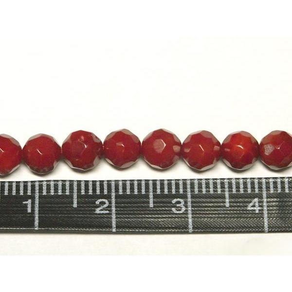 珊瑚 ラウンドカット 連販売 約5mm 真紅 3000568☆ |  | 02