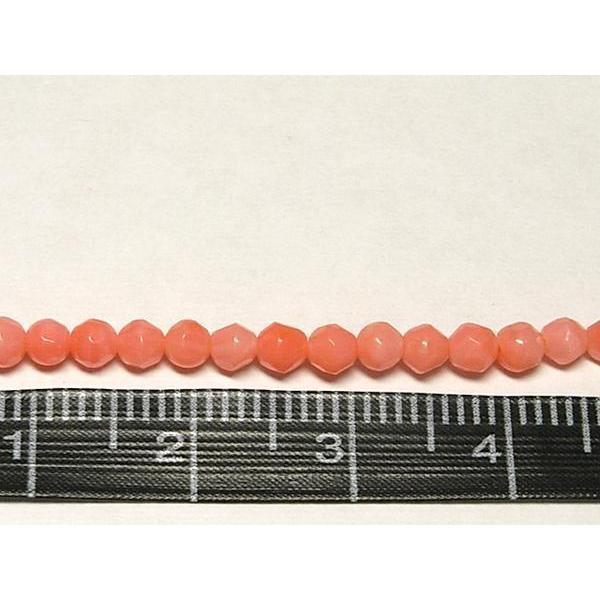 珊瑚 連販売 ピンク ラウンドカット AA 約3mm 3000675☆ |  | 02