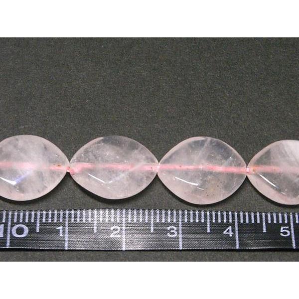 ローズクォーツ リーフ型 連販売 約16×12mm 3000932 : Bクラフト