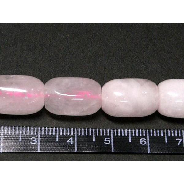 ローズクォーツ 俵型 連販売 約16×11mm 3000935☆ : Bクラフト - 通販