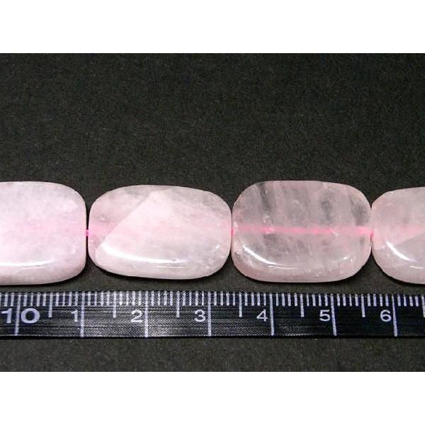 ローズクォーツ スクエア型 連販売 約23×15mm 3000938☆ : Bクラフト