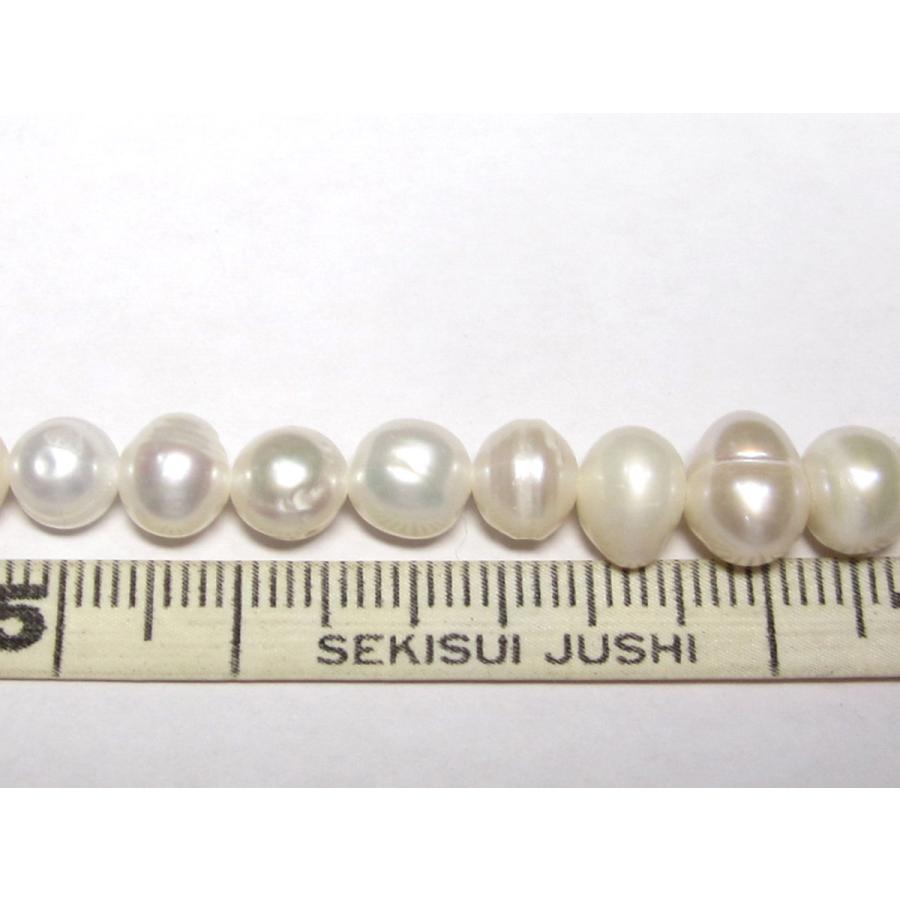 淡水パール ポテト ホワイト 約7〜8mm 連販売 3000991☆ |  | 02