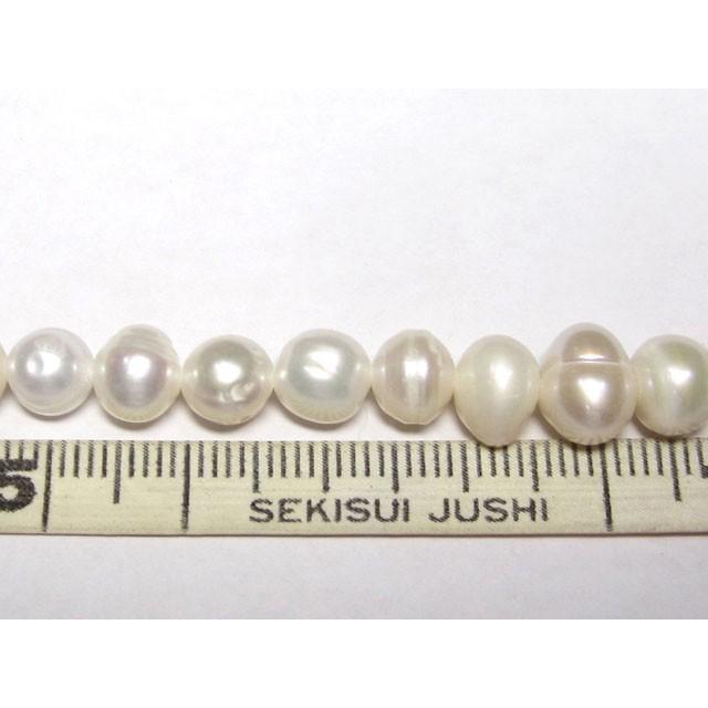 淡水パール ポテト ホワイト 約7〜8mm 連販売 3000991☆ |  | 03