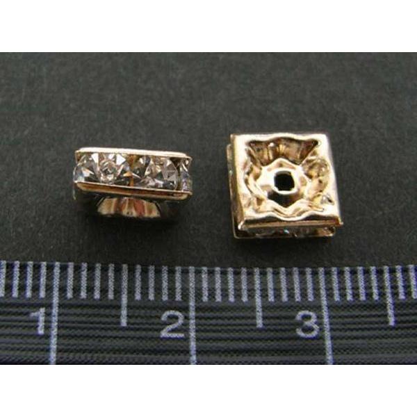 四角型 ロンデル ピンクゴールド 8mm 【100個入り】 6000165☆ |  | 01