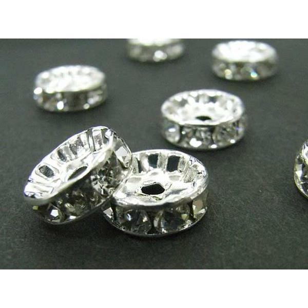 平ロンデル 古代銀 約10mm 【50個入り】 6000206 | 