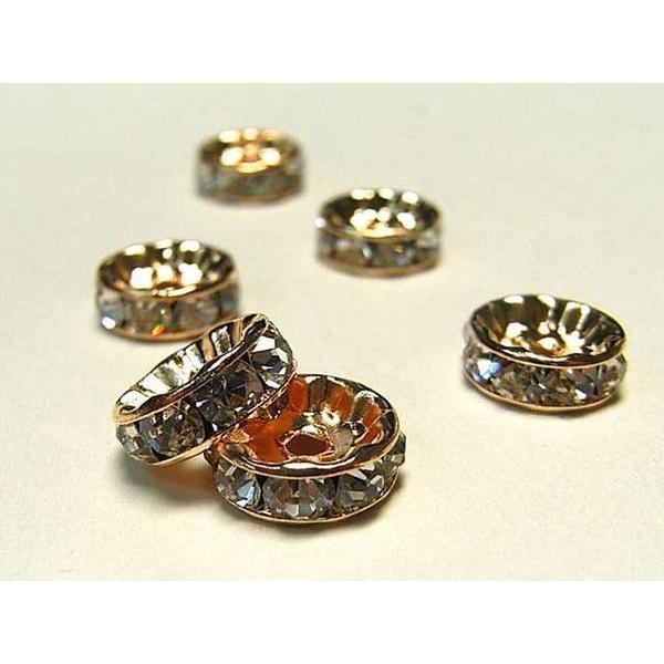 平ロンデルピンクゴールド 約10mm 【50個入り】 6000207 | 