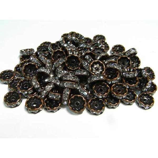 平ロンデル 銅古美 約10mm 【50個入り】 6000209☆ |  | 03