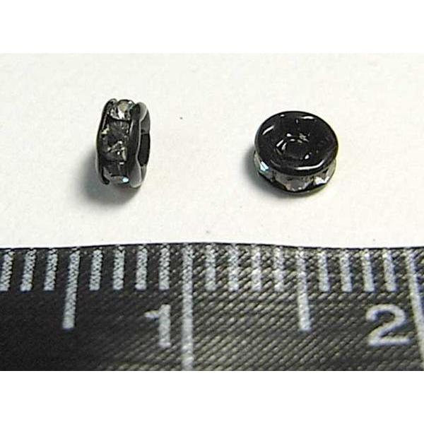 平ロンデル ブラック 約4mm 【50個入り】 6000216☆ |  | 01