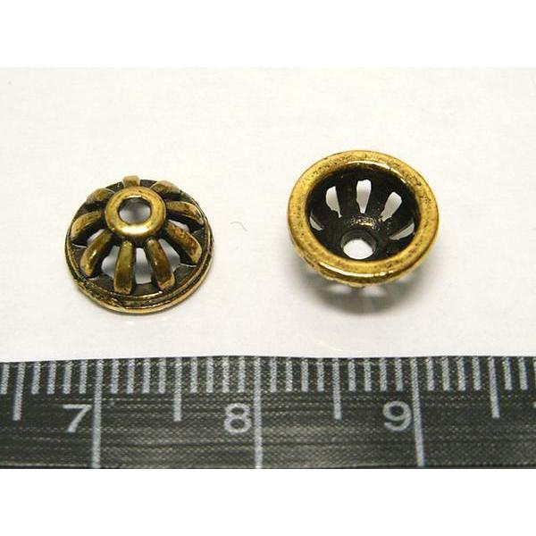 チベタン 座金 シンプル 金古美 約10mm 100個セット 6000268☆ |  | 02