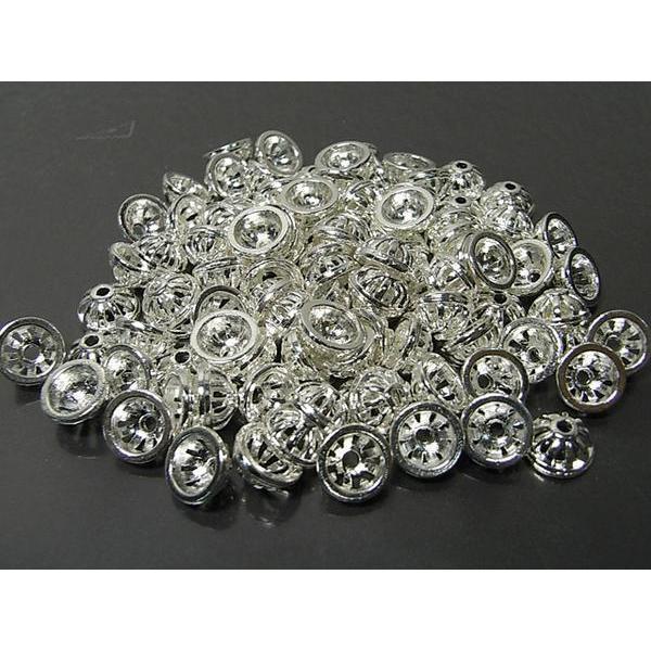 チベタン 座金 シンプル 古代銀 約10mm 100個セット 6000270☆ |  | 01