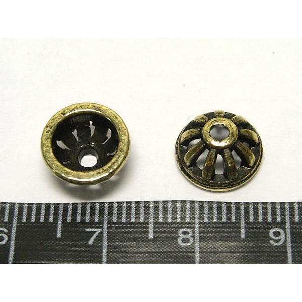 チベタン 座金 シンプル 真鍮古美 約10mm 100個セット 6000272☆ |  | 02