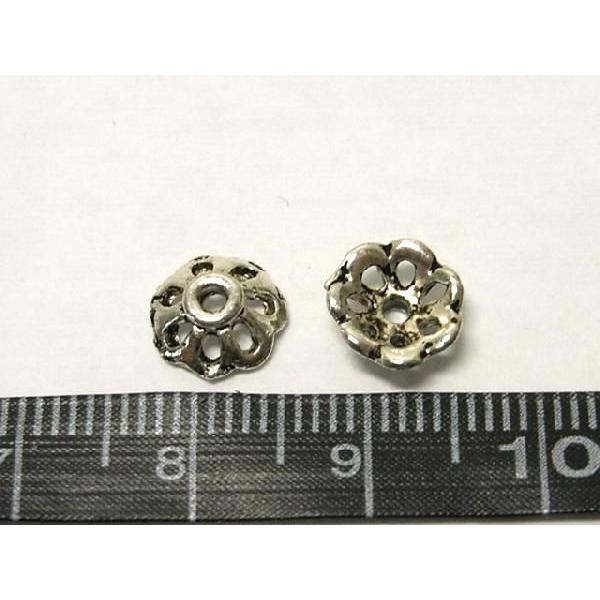 チベタン 座金 シンプル 銀古美 約8mm 100個セット 6000274☆ |  | 03