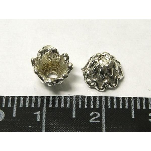 チベタン 座金 ベル 銀古美 約6mm 100個セット 6000286☆ |  | 03