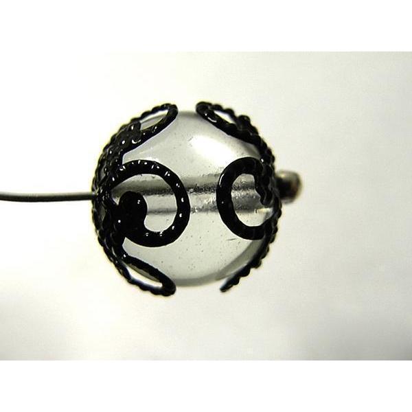 フラワーキャップ 座金 ブラック 約10mm 50個セット 6000301 |  | 01