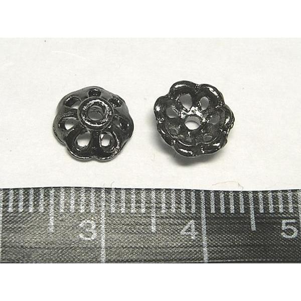 チベタン 座金 ガンメタ 約8mm 100個セット 6000323☆ |  | 01