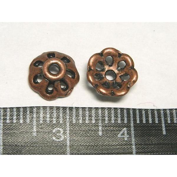 チベタン 座金 銅古美 約8mm 100個セット6000327☆ |  | 01