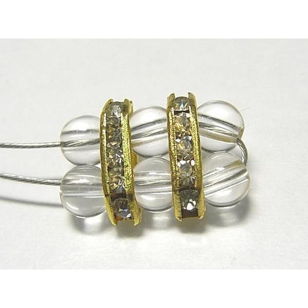 2穴ロンデル ゴールド 約10×5mm 50個セット 6000427☆ |  | 02