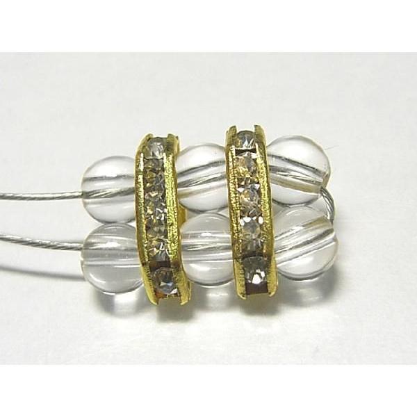 2穴ロンデル ゴールド 約10×5mm 50個セット 6000427☆ |  | 03