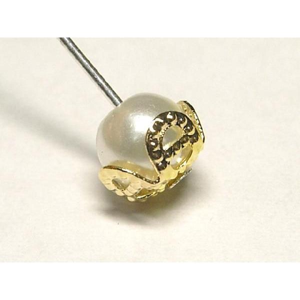 フラワーキャップ ゴールド 約6mm 約100個セット 6000470☆ |  | 03