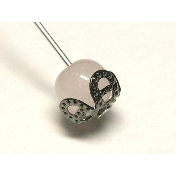 フラワーキャップ ガンメタ 約6mm 約100個セット 6000471☆ |  | 01