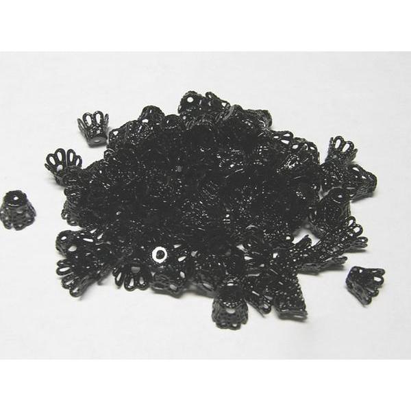 ベルキャップ ブラック 約6mm 約100個セット 6000476 | 