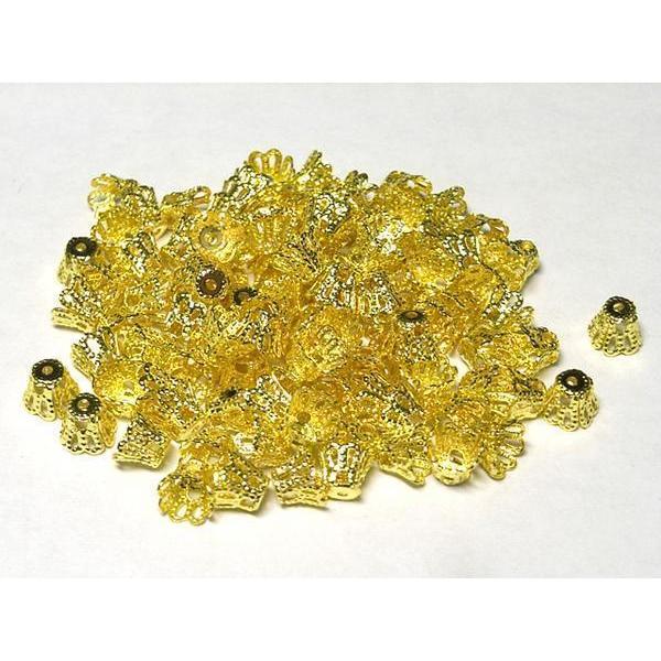 ベルキャップ ゴールド 約6mm 約100個セット 6000478☆ | 