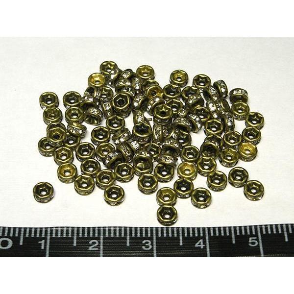 平ロンデル 真鍮古美 約4mm 【50個セット】 6000496☆ |  | 02