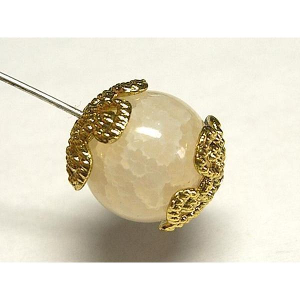 チベタン 座金 約12mm 唐草 ゴールド 100個セット 6000629☆ |  | 02