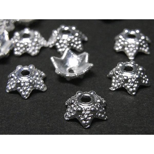 チベタン 座金 シースター 古代銀 約6mm 100個セット 6000651 | 