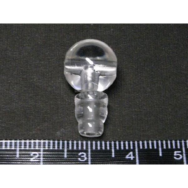 念珠パーツ Tホール 親玉 約12mm ボサセット 水晶 6000704 |  | 03