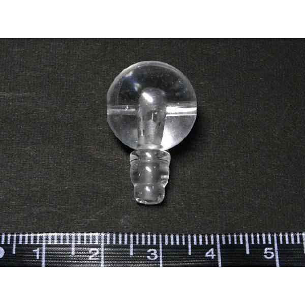 念珠パーツ Tホール 親玉 約16mm ボサセット 水晶 6000706 |  | 03