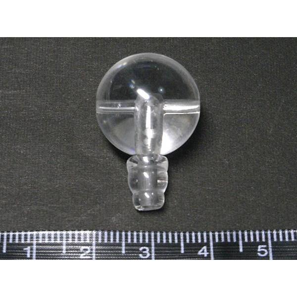 念珠パーツ Tホール 親玉 約18mm ボサセット 水晶 6000707 |  | 02