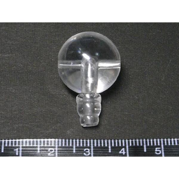 念珠パーツ Tホール 親玉 約18mm ボサセット 水晶 6000707 |  | 03