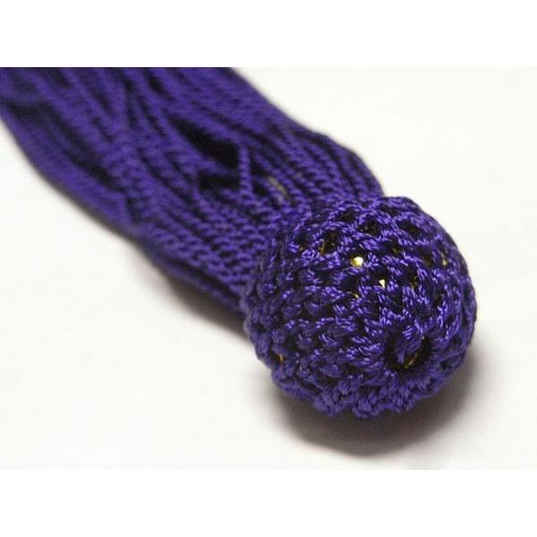 念珠用パーツ 人絹 頭付き房 紫 約9cm 2個 6000876 |  | 01